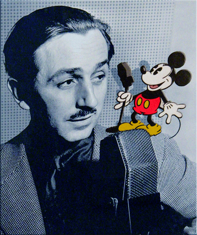 Walt Disney - Mickey Mouse shadow added